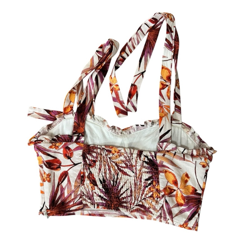 LULU’S | Island Experience Tropical Print Maxi Skirt and Top Set, Size Small - Picture 6 of 9